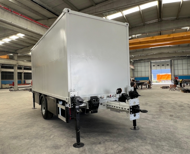 Orbital Tracking Radar Shelter and Carrier Trailer